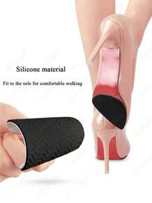 1PC Of Ultra, Anti,Slip, Self,Adhesive Shoe Pads , Wear-Resistant Sole Protector For High Heels, Sports Shoes, Sandals ,Easy Shoe Hole Repair And Outsole Protection Sticker.