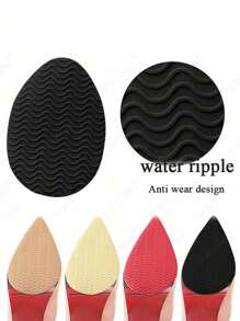 1PC Of Ultra, Anti,Slip, Self,Adhesive Shoe Pads , Wear-Resistant Sole Protector For High Heels, Sports Shoes, Sandals ,Easy Shoe Hole Repair And Outsole Protection Sticker.