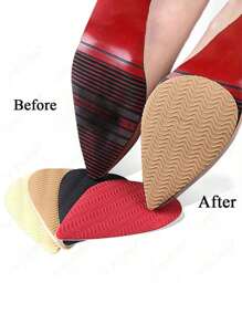 1PC Of Ultra, Anti,Slip, Self,Adhesive Shoe Pads , Wear-Resistant Sole Protector For High Heels, Sports Shoes, Sandals ,Easy Shoe Hole Repair And Outsole Protection Sticker.