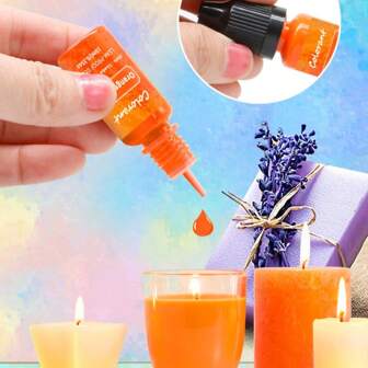 1 botella de tinte de cera de fragancia altamente concentrada, agente colorante para hacer jabón y velas artesanales, colorante para cera de soja y cera parafínica