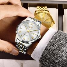 LIGE Fashion Casual Light Luxury Women's Watch Waterproof Luminous Quartz Watch Calendar Dial Watch - Silver - View 5