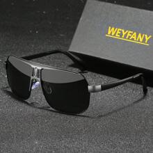 Unisex Classic Polarized Sunglasses, Large Frame Design For Outdoor, Driving, Cycling, Fishing, Stylish Eyewear With Gift Box Packaging - Multicolor - View 10