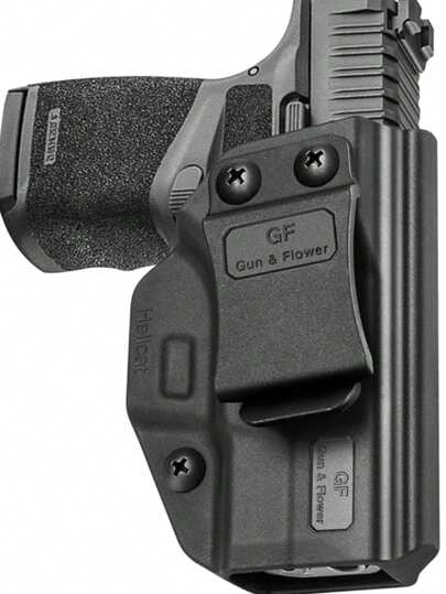 Gun Flower IWB Holster Compatible With Hellcat 3" Micro-Compact, Inside Waistband Concealed Carry Polymer Holster For Hellcat 3" | Adjustable Retention&Cant, Handmade Kydex&Precision Molding Polymer Available