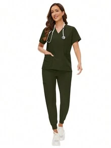 手术服女手术服套装护士美容院工作服临床手术服上衣裤子套装水疗医生护理临床套装