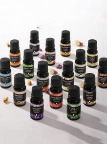 8pcs/6pcs/4pcs/2pcs/1pc 10ml Water-Soluble Aromatherapy Essential Oils, 17 Scents, Suitable For Bedroom, Living Room, Candles, Diffusers, Humidifiers, Christmas - Multicolor - View 4