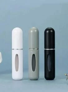 Bộ 3 chai xịt nước hoa rỗng 5ml, chai xịt phun sương có thể nạp lại, chai xịt mini, hộp đựng nước hoa kích thước bỏ túi, vật dụng cần thiết khi đi du lịch nghỉ mát, đi biển, đi học, dự tiệc. - Nhiều màu - Xem 2