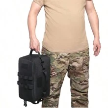 1 pieza Bolsa de almacenamiento plegable para campamento militar y exteriores, organizador de utilidades de cocina portátil, de gran capacidad