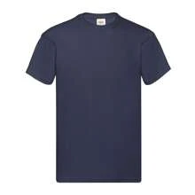 Fruit of the Loom Mens Original TShirt (Deep Navy) - 145gsm 100% Cotton - 藍色 - 查看 1