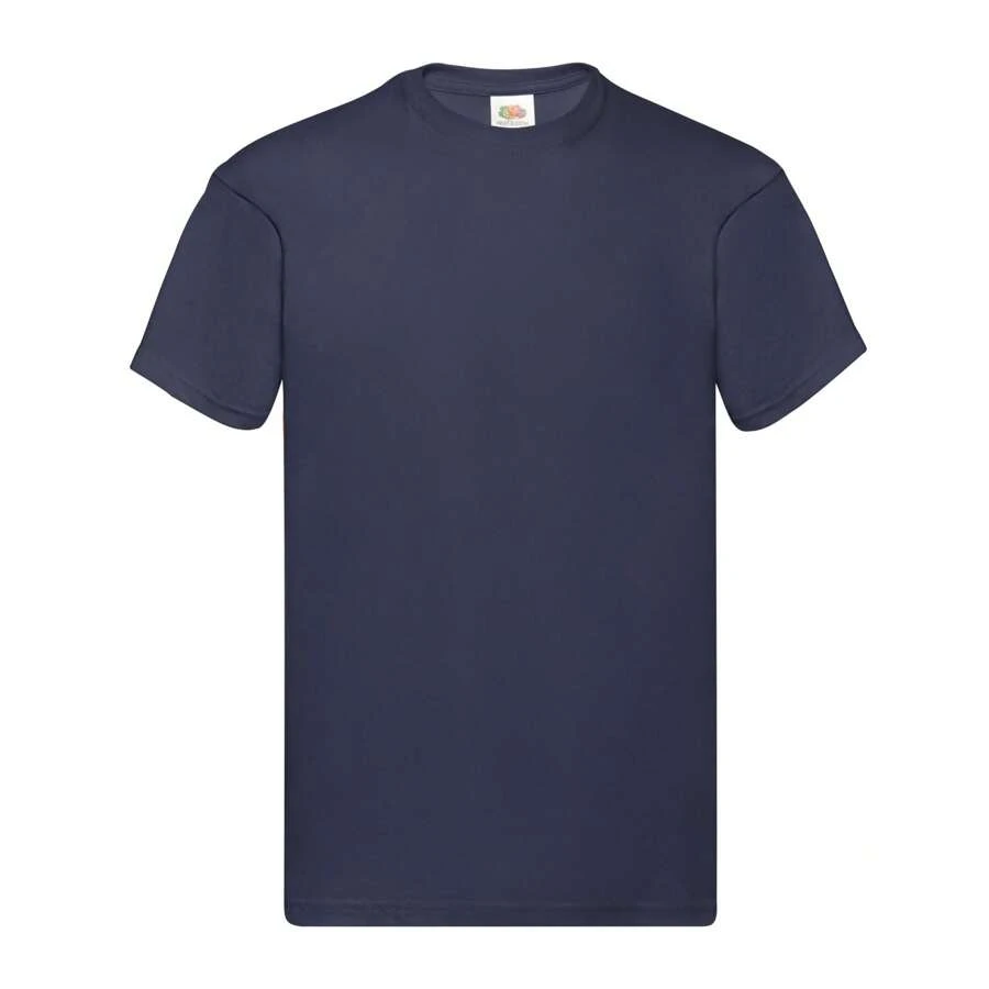 Fruit of the Loom Mens Original TShirt (Deep Navy) - 145gsm 100% Cotton - 藍色 - 查看 1
