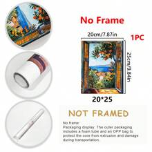 1PC, Tranh treo bằng vải bạt, Tranh trang trí có khung, Tranh in Henri Matisse trên cửa sổ mở, Tranh trường phái Dã thú theo phong cách Henri Matisse, Tranh in triển lãm hiện đại, Địa Trung Hải, Cây cam, Phong cảnh ven biển, Tranh treo trang trí phong cảnh cửa sổ, Tác phẩm nghệ thuật trang trí tường nhà - Nhiều màu - Xem 15