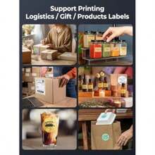 Shipping Label Printer Bluetooth Thermal 4x6 Postage For Business Etsy  Royal Mail DPD Evri Compatible Black - Black1 - View 7