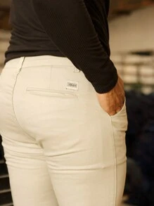 Urban Zone Jeans Men's Sport Fine Denim Trousers, Formal Style, Sport Fine Denim - 沙霜 - 查看 4