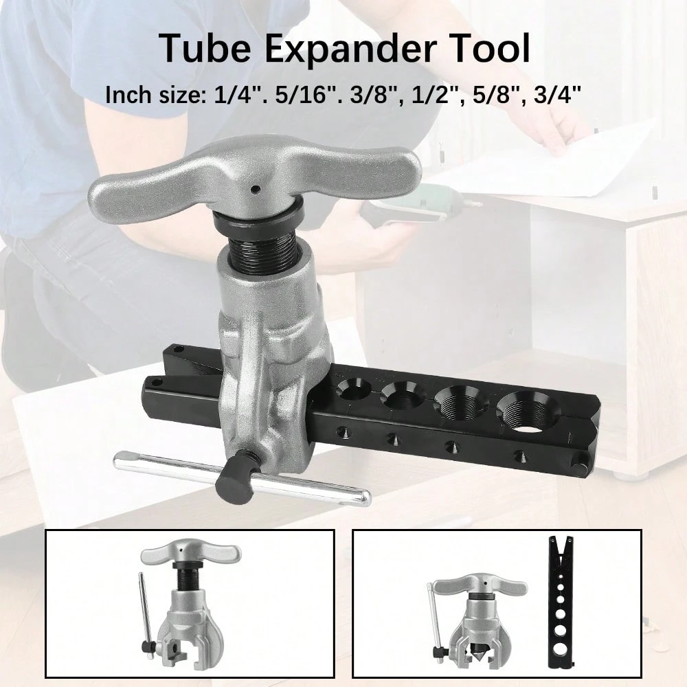 Iordan 1 Strumento Per Sbavare Tubi In Rame E PVC - Alesatore Interno/Esterno, Verde, 4 Lame In Acciaio - 3