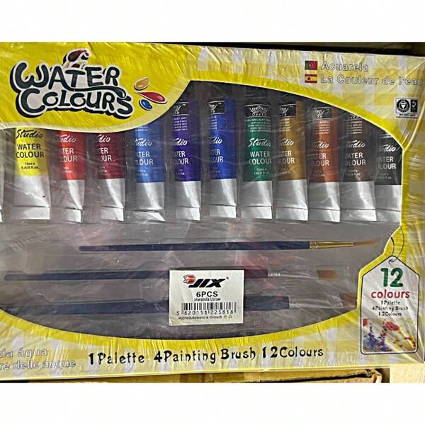 1PC Verfset 12ML Aluminium Buis Acryl Aquarel Olieverfschilderij Set Gouache Aquarel Olieverf Textiel Kunst Schilderverf Muurschildering Studio Verf