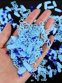 15g/Bag Blue Pink Confetti Sequins Confetti Table Scatter Birthday Party Gender Reveal DIY Decorations - Multicolor - View 7