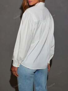 Women's High-End Loose Office Wear Long Sleeve Vintage Blouse, Spring & Summer