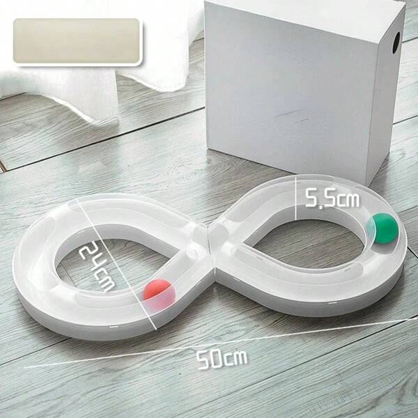 Household Cat Toy Turntable Cat Teasing Set Small Cat Tunnel Sports Stick Supplies Practice Focus Meet Nature Pet  Turntable