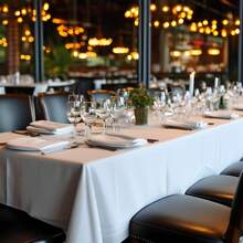 1pc Elegant White Rectangle Polyester Tablecloth - Multipurpose, Washable, Suitable For Weddings, Birthdays, Anniversaries, Bachelor Parties, Graduations, Reunions, Holiday Events And Home Decor, Fit For Christmas, Halloween, Thanksgiving, New Year And Valentine's Day