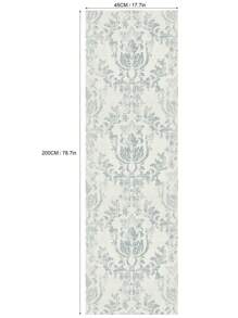 1卷极简藤蔓图案自粘墙纸，浅色背景，可移除，适用于客厅、卧室、家具翻新、装饰，尺寸为17.7英寸 x 78.7英寸/118.1英寸，生日、毕业、房间装饰、家居装饰、墙面装饰、浴室、卧室、客厅等场合的礼物之选。