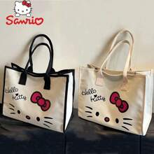 1 件 Sanrio 高端手提包，时尚特别，可爱简约单肩包适合上学、工作和旅行，旅行收纳包，化妆包，大容量化妆品收纳盒，化妆盒，可容纳口红、刷子、护肤品、手机、硬币、小物品、家居、礼品、节日和节日、多功能、派对小礼物 - 彩色 - 查看 1