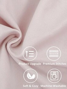 1 件可定制名称天鹅绒抱枕套，18x18 英寸柔软方形装饰抱枕套，装饰纯色设计，天鹅绒绒球靠垫配件卧室装饰方形枕头带隐形拉链，适用于客厅沙发卧室办公室汽车装饰