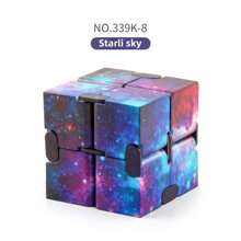 2x2x2 Magic Cube, Infinity Magic Cube Christmas Themed Stress Relief Toy - Multicolor - View 14