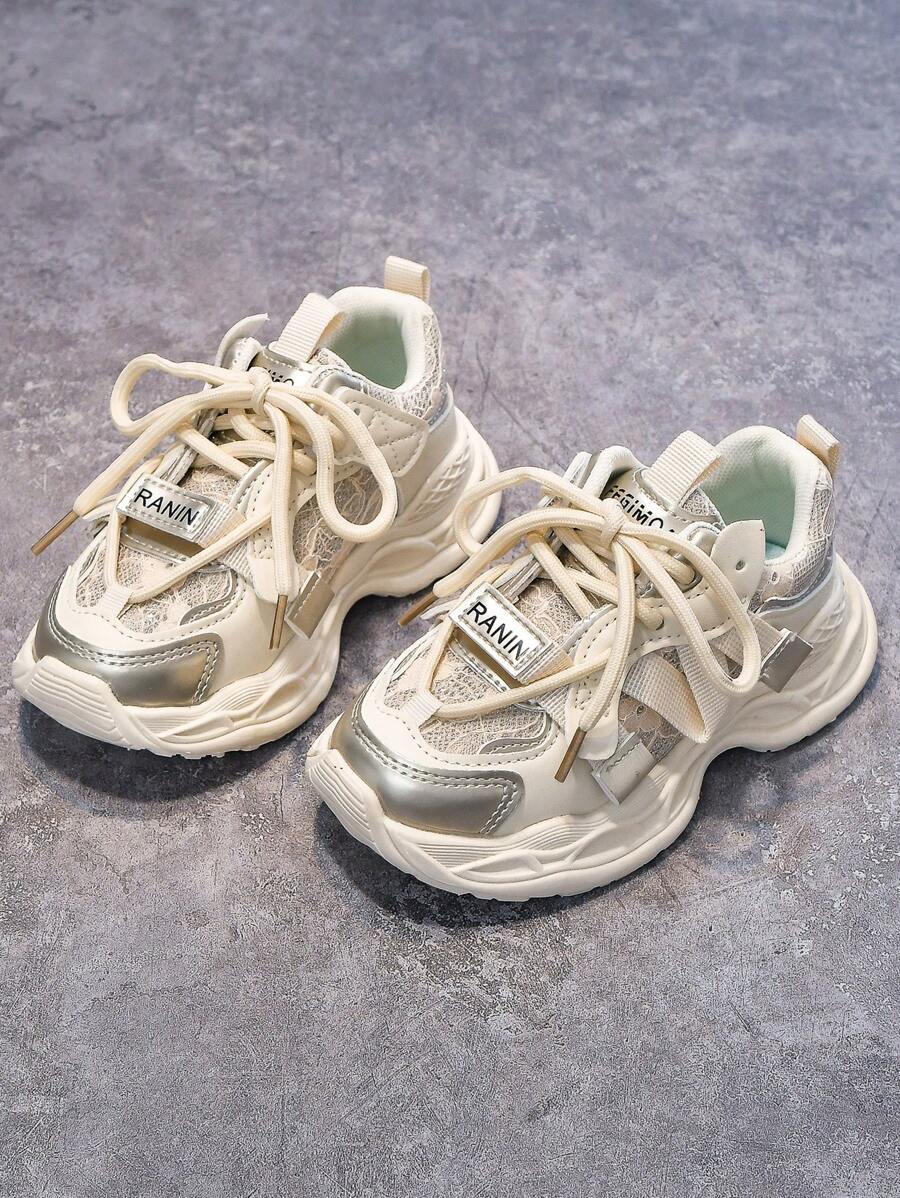 Kids Sneakers 2025 Spring New Girls Student Casual Chunky Sneakers Boys Breathable Running Shoes Toddler Lightweight Walking Mesh Shoes