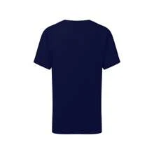 Fruit of the Loom Childrens/Kids Plain TShirt (Deep Navy) - 195gsm 100% Ringspun Cotton - 藍色 - 查看 2