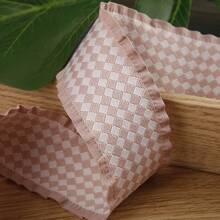 Ruffled Plaid Ribbon, DIY Handmade Bow Hair Accessories, Flower Gift Clothing Bow Tie Hat Material, Paper Bag - Multicolor - View 23