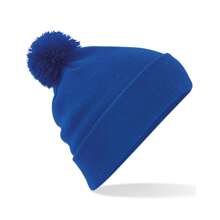Beechfield Original Pom Pom Beanie (Bright Royal Blue) - 100% Acrylic - 藍色 - 查看 1