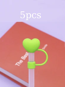 5 pièces de couvre-pailles personnalisés avec nom, bouchon de paille en silicone souple de grand diamètre 10 mm, forme de cœur, bouchon anti-poussière, couvercle de protection des pailles, compatible avec tasse, bouteille d'eau, multifonctionnel, durable, ornemental, anti-moisissure, adorable, de haute qualité, mignon, personnalisé, unique, pour elle, petite amie, famille, amis, fils, étudiants, travailleurs, enfants, pour anniversaires, mariages, remises de diplômes, pendaison de crémaillère