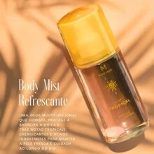 Body Mist Make More Sol Tropical Hidratante Fragrâncias Finas Deo Corporal - Fresco - Visão 2