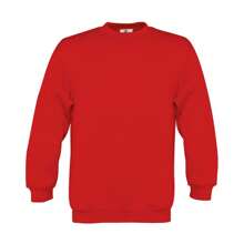 B&C Childrens/Kids Setin Sweatshirt (Red) - 260gsm 80% Cotton/20% Polyester
