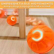 Pet Gravity Jumping Ball Smart Dog Toy Automatic Dog Walking Ball Self-Entertainment Boredom Relief Dog Toy - Multicolor - View 6