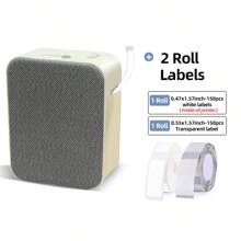 Marklife P15 Inkless Portable Printer, Comes With 1 Roll Transparent Labels And 1 Roll White Labels, Compact And Portable, Suitable For Home, Supermarket, Office Label Maker. Free App With Multiple Template Printers - Multicolor - View 12