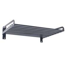 Wall Mounted Microwave Oven Shelf Bracket Storage Rack Holder Kitchen Organizer - Black - View 3