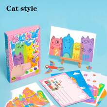 Kreative, bunte Regenbogen Scratch Art Postkarten-Set, DIY Regenbogen Scratch Art, DIY Regenbogen Scratch Malerei, gepunktete bunte Scratch Art, geeignet als Geschenk für Feiertage, fördert Kreativität und Geschicklichkeit von Kindern, Rückkehr zur Schule