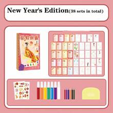 Kreative, bunte Regenbogen Scratch Art Postkarten-Set, DIY Regenbogen Scratch Art, DIY Regenbogen Scratch Malerei, gepunktete bunte Scratch Art, geeignet als Geschenk für Feiertage, fördert Kreativität und Geschicklichkeit von Kindern, Rückkehr zur Schule