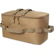 1 pieza Bolsa de almacenamiento plegable para campamento militar y exteriores, organizador de utilidades de cocina portátil, de gran capacidad