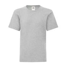 Fruit of the Loom Childrens/Kids Iconic Heather TShirt (Heather Grey) - 97% Cotton/3% Polyester - 灰色 - 查看 1