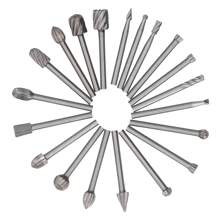 Fresas/limas Rotativas 20 piezas, Desbaste De Metal 1/8 Carburo