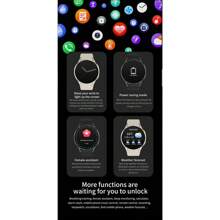 Rolls Timi 蓝牙通话智能手表 IP68 防水多种运动模式 24 小时心率血压血氧睡眠监测消息推送高清蓝牙音乐手表兼容 Iphone Android - 彩色 - 查看 12