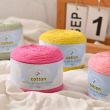 100g Yarn, Handmade Knitting, Pilling Resistant, Suitable For Infant And Toddler, Multi-Ply - 100g Cotton - View 3
