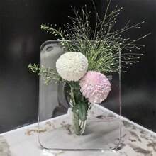1 pièce Vase à fleurs en acrylique, décoration florale pour le salon, vase hydroponie pour fleurs, pièce de décoration transparente, vase cadre en acrylique, support de fleurs hydroponique, vase à fleurs transparent, décoration de bureau/chambre d'hôtes, décoration de maison, décoration de chambre, cadeau d'art créatif