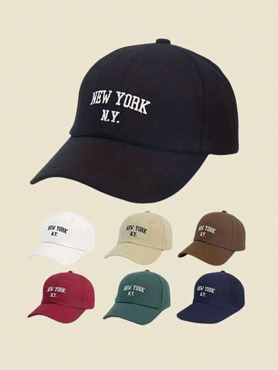 1pc Vintage Letter Embroidered Sun Hat, Suitable For Cycling And Hiking