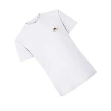 Fruit of the Loom Męska koszulka z nadrukiem w stylu vintage z logo (biała)