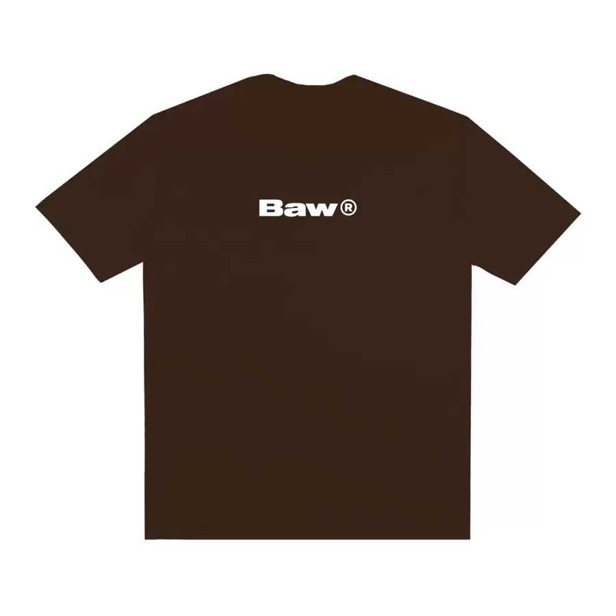 BAW Unisex Streetwear T-Shirt - Rỉ Nâu - Xem 1
