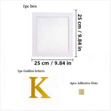 派对派对装饰气球盒，带有 4 个字母的积木，适用于生日背景装饰、婚礼装饰、新娘送礼会、性别揭晓派对装饰、一岁生日装饰 - 白色 - 查看 27