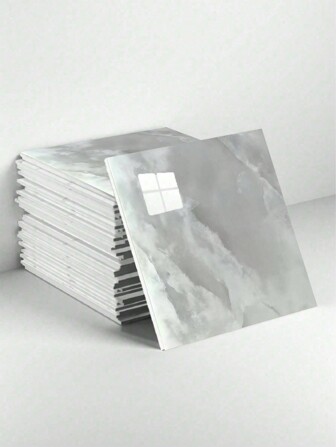 10 件大理石纹理接触式 PVC 纸、自粘墙纸、防水可移除墙贴、适用于浴室和装饰、贴纸、墙贴花、家居装饰乙烯基贴花、春季装饰品让您的家焕然一新、节日装饰贴纸礼物生日毕业