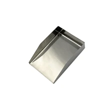 1pc Stainless Steel Jewelry Scoop - Mini Square Beading Scoop, Crafted Jewelry Scoop, Suitable For Round & Asymmetrical Beads